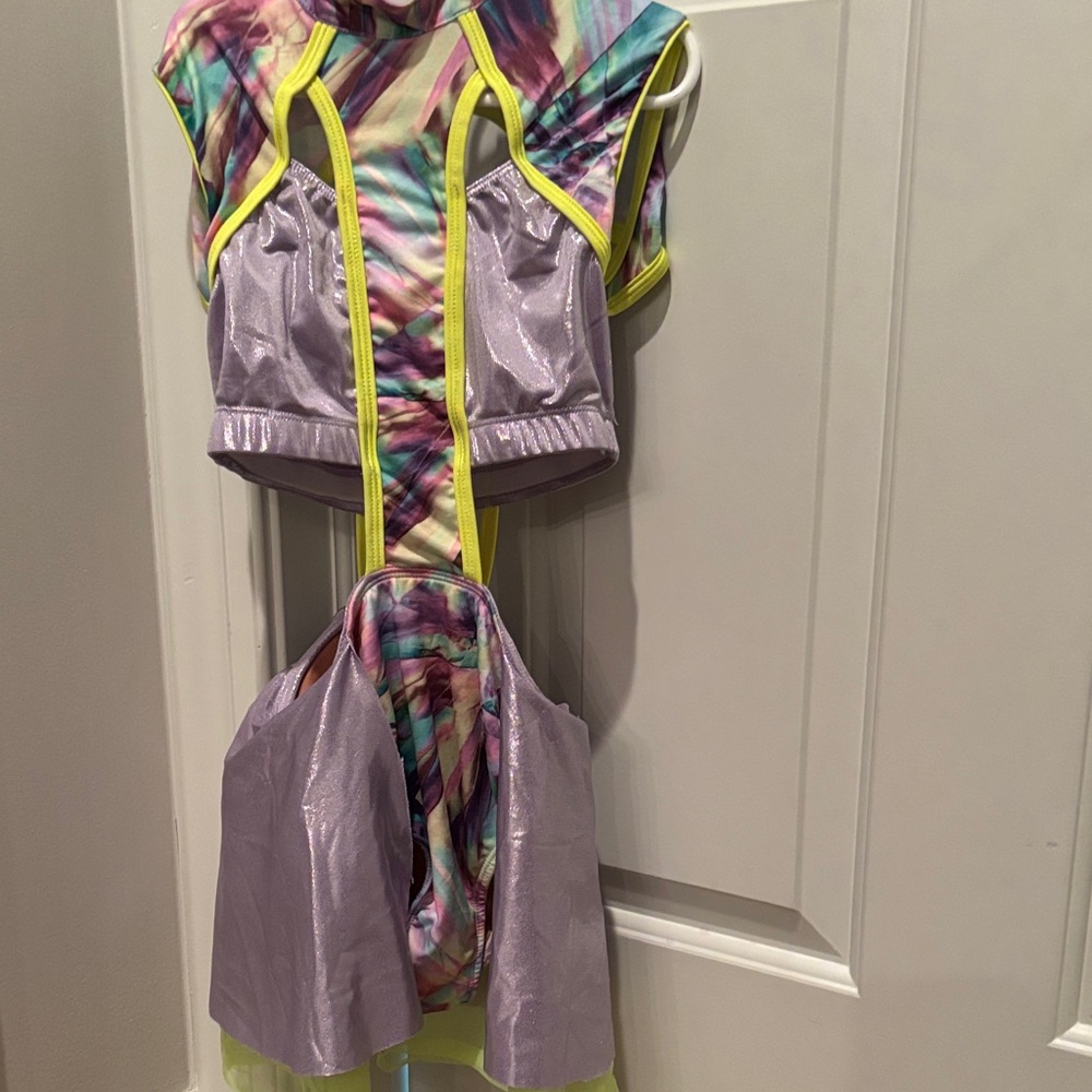 Revolution Kids Costume in Purple and Multicolor MC